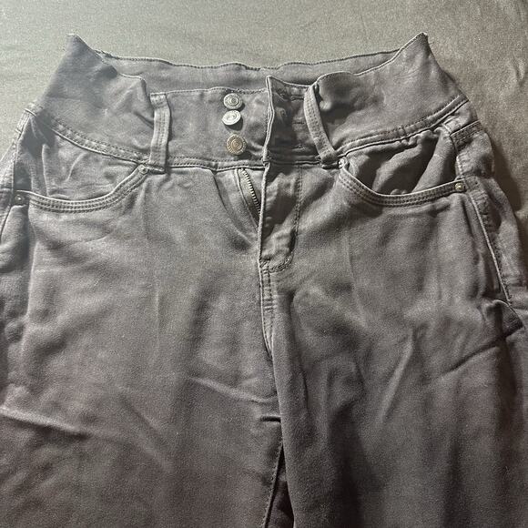 Wallflower The Sassy Fit Stretch Black Jeans Size 9 Women - Picture 2 of 9